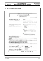 Preview for 108 page of Bosch PSG 3000 Series Instructions For Assembly And Operation Manual