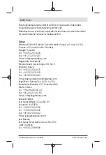 Preview for 116 page of Bosch Quigo Green Original Instructions Manual