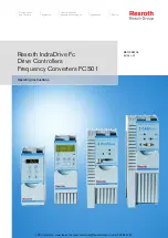 Preview for 1 page of Bosch Rexroth IndraDrive FC Series Operating Instructions Manual