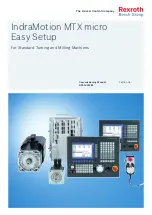 Bosch Rexroth IndraMotion MTX micro Easy Setup Manual preview