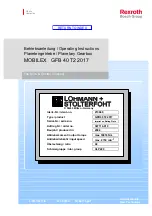 Bosch Rexroth Lohmann + Stolterfoht 213669 Operating Instructions Manual preview