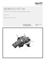 Preview for 1 page of Bosch Rexroth MOBILEX GFT-W 30 Series Operating Instructions Manual