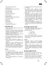 Preview for 73 page of Bosch Sensixx B25L Operating Instructions Manual