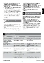 Preview for 21 page of Bosch Sensixx DS38 i-Temp / Hygiene Operating Instructions Manual