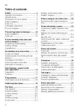 Preview for 2 page of Bosch SGV2HAX02G User Manual