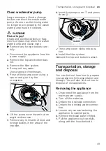 Preview for 49 page of Bosch SGV2HVX20E User Manual