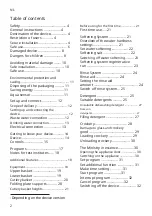 Preview for 2 page of Bosch SGV2ITX22E User Manual