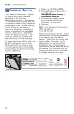 Preview for 38 page of Bosch SHE3AR7*UC Series Operating Instructions Manual