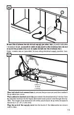 Preview for 14 page of Bosch SHPM98W75N/01 Installation Instructions Manual