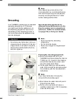 Preview for 10 page of Bosch Tassimo TAS 2005 EE User Manual