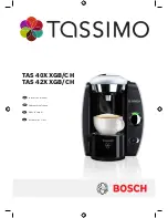Preview for 1 page of Bosch TASSIMO TAS 40XXGB/CH Instruction Manual