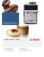 Bosch TES?603 Series Instruction Manual preview