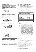 Preview for 17 page of Bosch TFB3302V Instruction Manual