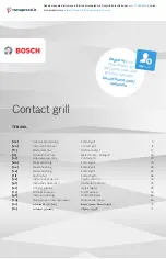 Preview for 1 page of Bosch TFB440 Series Instruction Manual