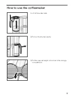 Preview for 5 page of Bosch TKA 9110UC Use And Care Manual