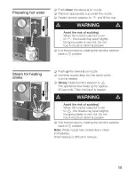 Preview for 15 page of Bosch TKN68E75UC - Benvenuto Coffee System Use And Care Manual