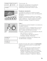 Preview for 75 page of Bosch TKN68E75UC - Benvenuto Coffee System Use And Care Manual