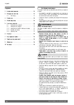 Preview for 72 page of Bosch TR2000 12 B Installation And Operating Instructions Manual