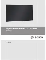 Preview for 1 page of Bosch UML-463-90 User Manual