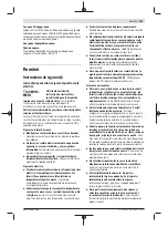 Preview for 141 page of Bosch Uneo Original Instructions Manual