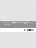 Preview for 1 page of Bosch VG5 600 Series User Manual