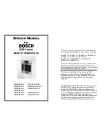 Bosch Vision 800 series Service Manual preview