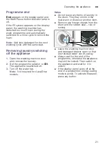 Preview for 21 page of Bosch WAK2427SKE Instruction Manual And Installation Instructions