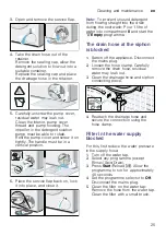 Preview for 25 page of Bosch WAK2427SKE Instruction Manual And Installation Instructions