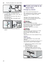 Preview for 26 page of Bosch WAK2427SKE Instruction Manual And Installation Instructions