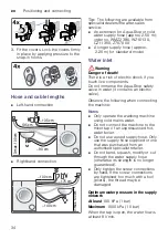 Preview for 34 page of Bosch WAK2427SKE Instruction Manual And Installation Instructions