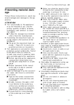 Preview for 11 page of Bosch WAN20051IL User Manual And Installation Instructions