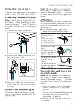 Preview for 17 page of Bosch WAN20051IL User Manual And Installation Instructions