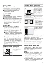 Preview for 15 page of Bosch WAN20170IL User Manual And Installation Instructions