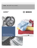 Bosch WAP24200UC (Spanish) Manual De Uso Y Cuidado preview