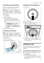 Preview for 41 page of Bosch WAU28QP9SN User Manual And Installation Instructions