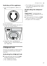 Preview for 39 page of Bosch WAU28TE9SN User Manual And Installation Instructions