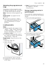 Preview for 33 page of Bosch WAU28U09SN User Manual And Installation Instructions