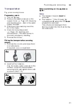 Preview for 21 page of Bosch WAW28420AU Instruction Manual And Installation Instructions