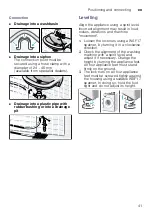 Preview for 41 page of Bosch WAW28540AU Instruction Manual And Installation Instructions