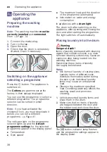 Preview for 38 page of Bosch WAW28750GB Instruction Manual And Installation Instructions