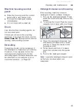 Preview for 45 page of Bosch WAW28750GB Instruction Manual And Installation Instructions