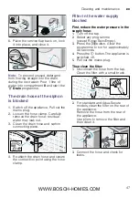 Preview for 47 page of Bosch WAW28760IR Installation Instructions Manual