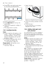 Preview for 48 page of Bosch WAX32EH0BY User Manual And Installation Instructions