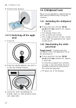 Preview for 50 page of Bosch WAX32EH0BY User Manual And Installation Instructions