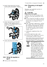 Preview for 75 page of Bosch WAX32EH0BY User Manual And Installation Instructions