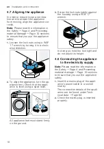 Preview for 18 page of Bosch WAX32MA9SN User Manual And Installation Instructions