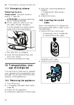 Preview for 58 page of Bosch WAX32MA9SN User Manual And Installation Instructions