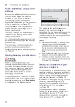 Preview for 28 page of Bosch WAY328890W Instruction Manual And Installation Instructions