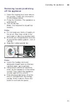 Preview for 31 page of Bosch WAY328890W Instruction Manual And Installation Instructions