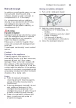 Preview for 35 page of Bosch WAY328890W Instruction Manual And Installation Instructions